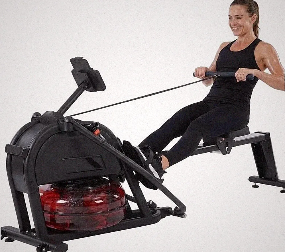 16 Level Magnetic Rower Quiet Dual Slide 350LB Home Indoor Exercise Equipment