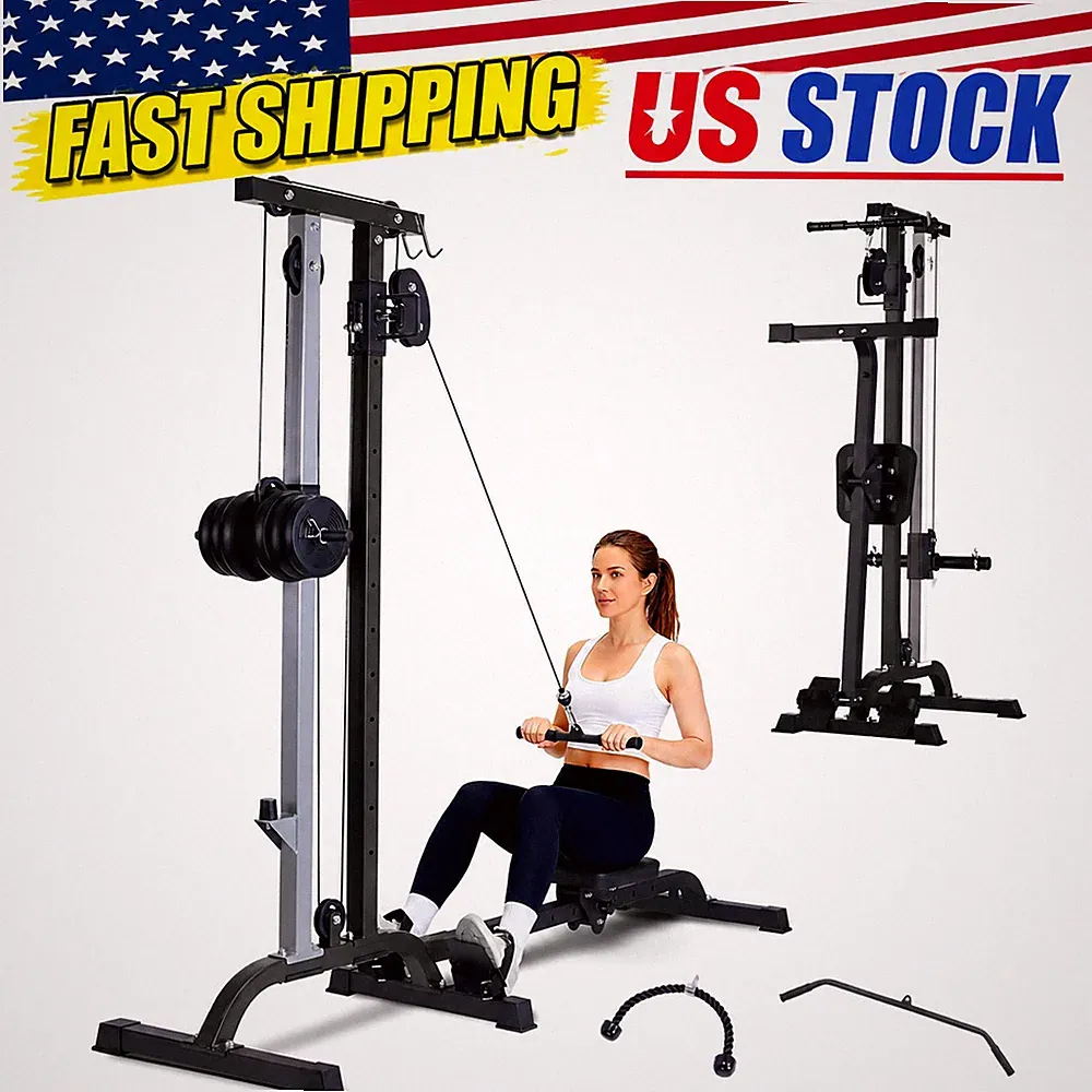 2 in 1 Rowing Machine for Home Gym Resistance Compact Full Adjustable Cable