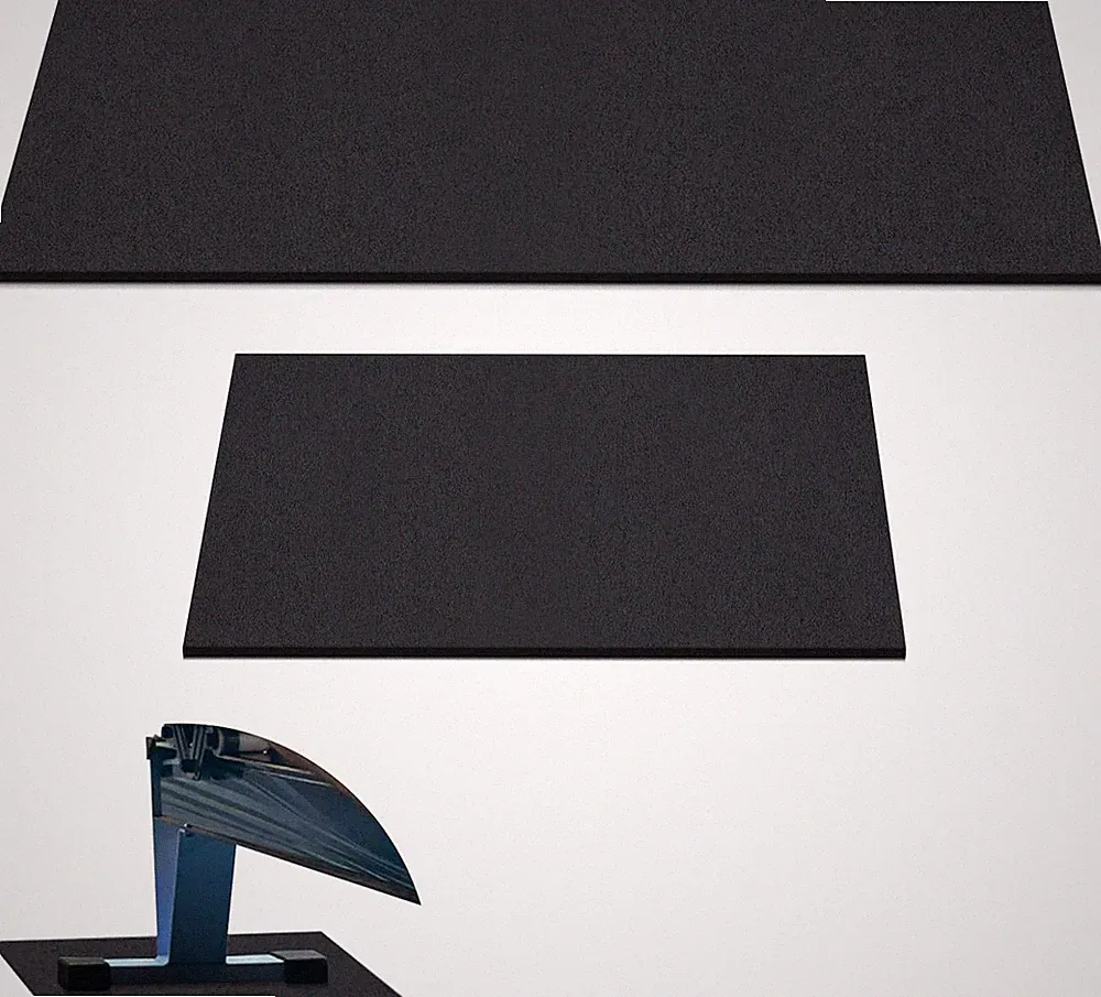 2 Pieces Rower Mat Compatible with Model D Concept 2 Rowing Machine anti Slip an