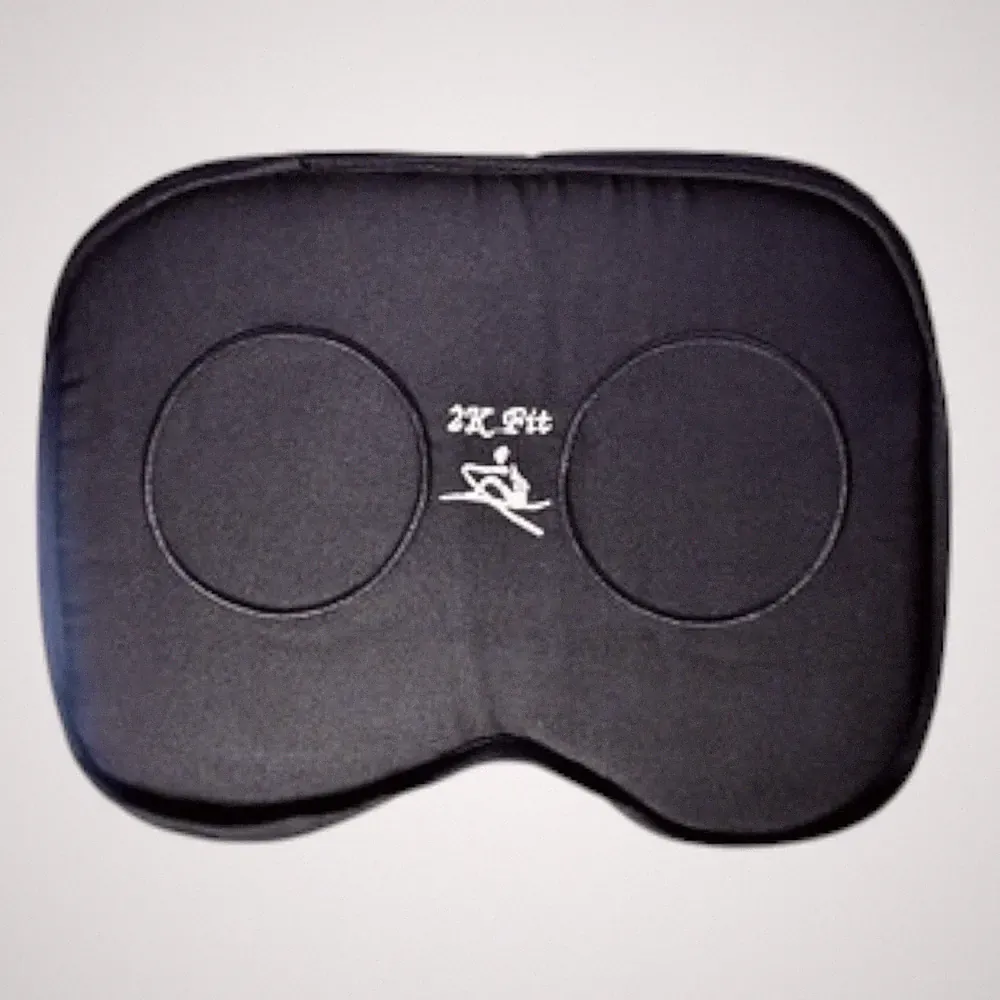 2K Fit Rowing Machine Seat Cushion (Model A) Memory Foam & Washable Cover