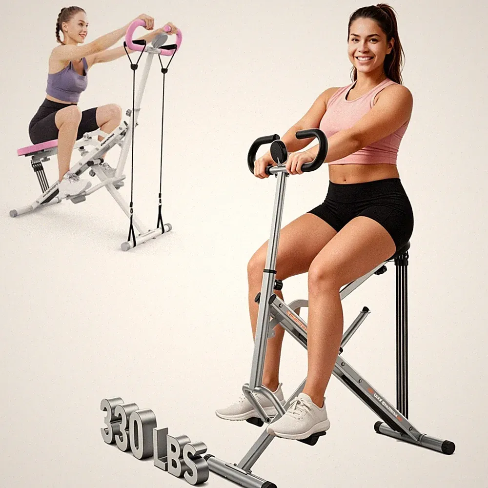330-POUND CAPACITY SQUAT MACHINE FOR HOME USE - FAT BURN - NEW & SHIPS FREE!