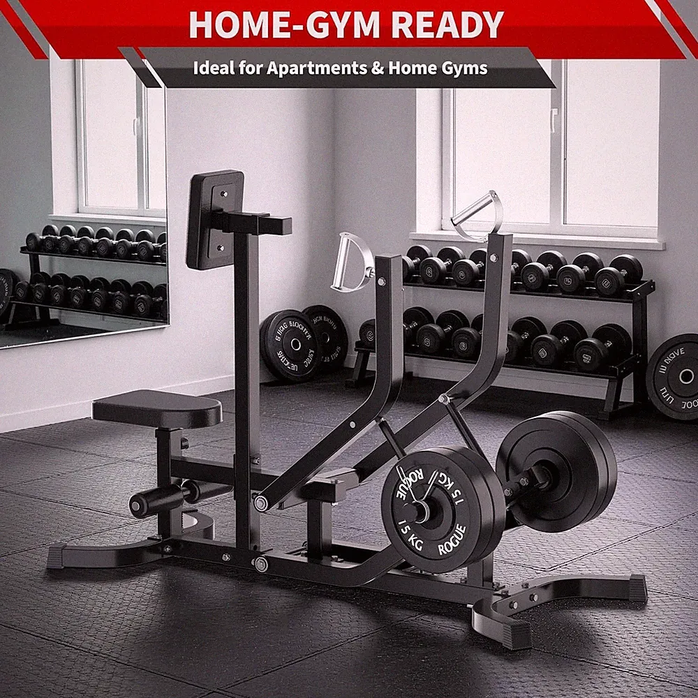 400LB Plate Loaded Seated Row Machine Independent Arms Back Exercise Workout