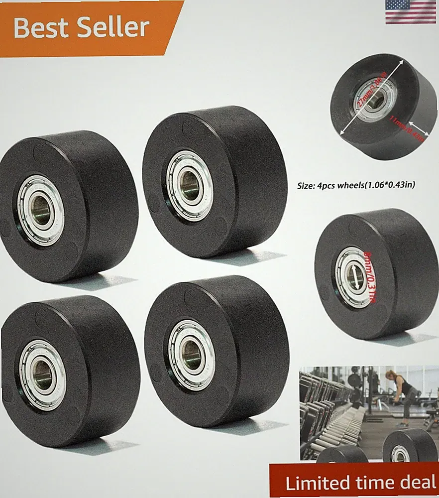 4pcs Nylon Water Rower Wheels for Rowing Machine