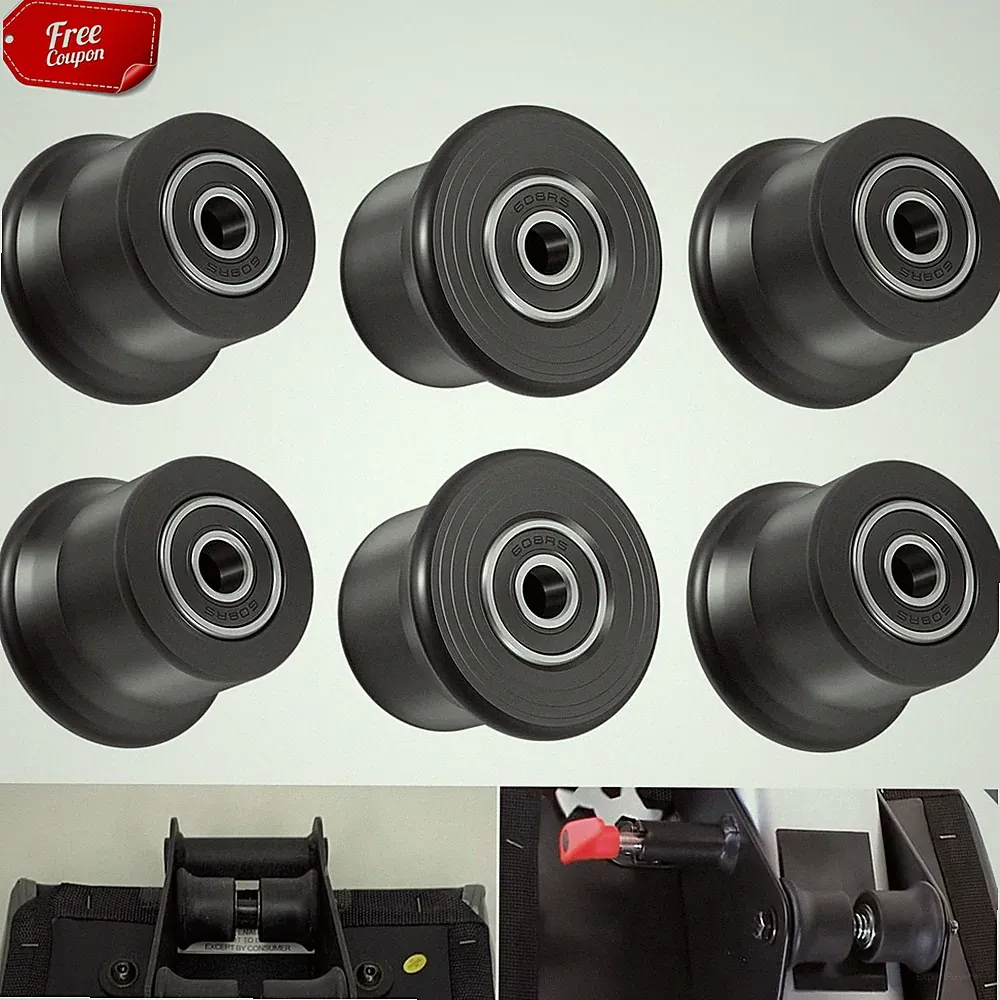 6X Roller Seat Trolley Wheels Fit Bowflex Blaze Classic Elite Motivator 2 Pr1000