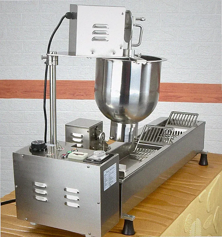 90% New Commercial Single Row Automatic Doughnut Maker Donut Machine 450pcs/hour