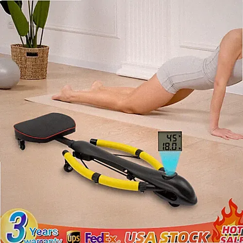 Abdominal Exercise Machine Workout Gym Equipment Rowing Trainer Fitness USA