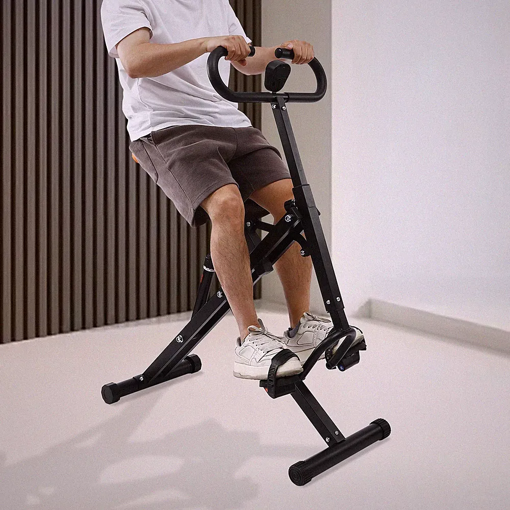 Squat Machine for Home Gym Squat Rowing Machine for Glute Trainer LCD Display~