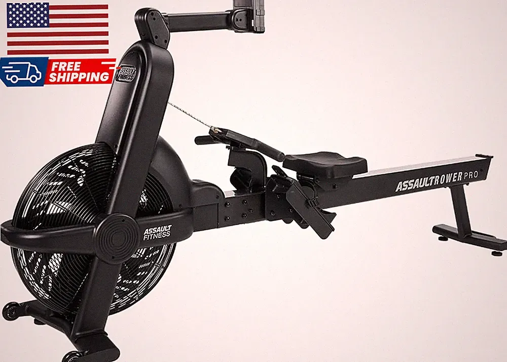 AssaultRower Pro Rower Workout Machine for HIIT Cardio and Endurance Training