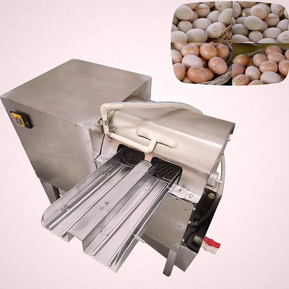 Automatic Egg Cleaner For Farm Chicken Duck Goose Egg Surface Scrubbing Machine