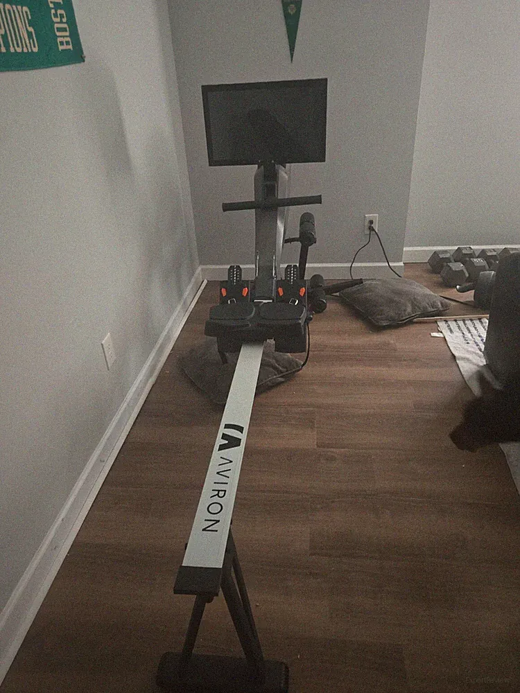 Aviron Rowing Machine Black & Gray gently used excellent conditions