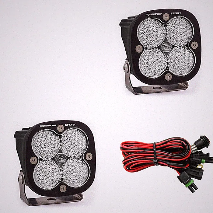 Baja Designs 5000K Squadron Sport LED Work/Scene Pair Light Pods