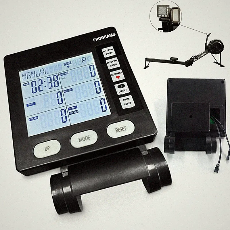 Bluetooth Backlight Digital Display Monitor r Fitness Equipment Rowing Machine1