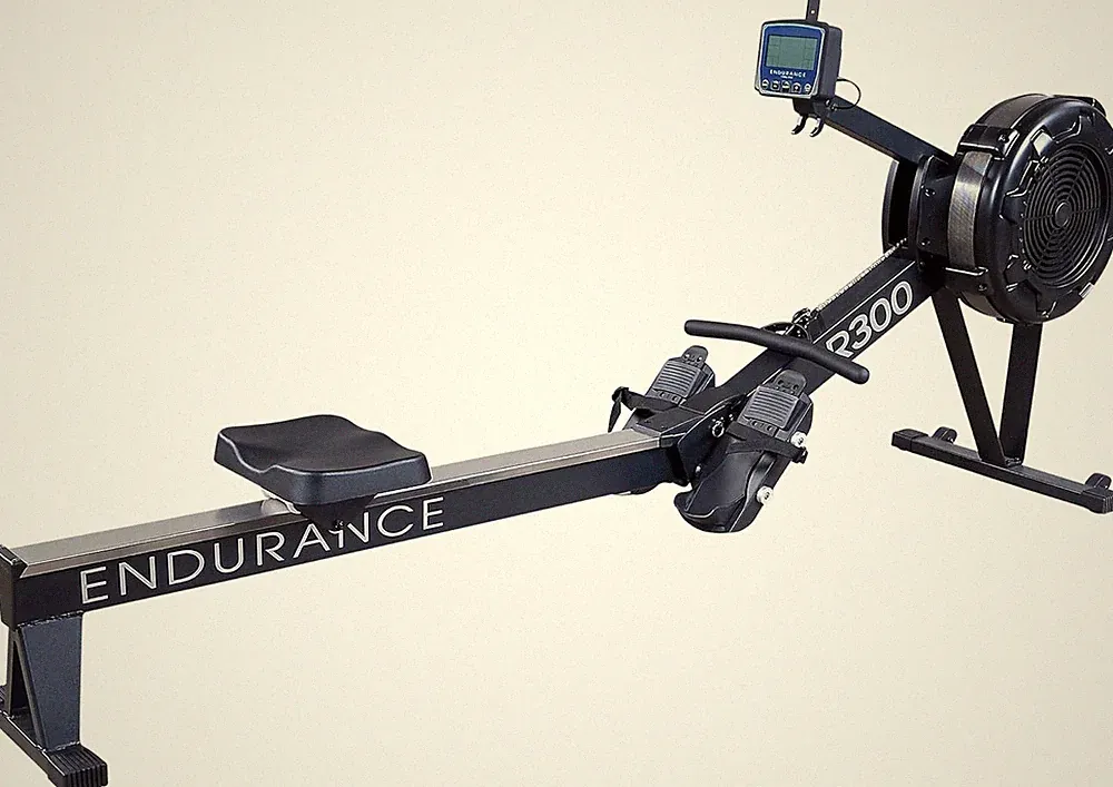 Body-Solid Endurance Air Resistance Indoor Rower - Cardio & Total Body Workout