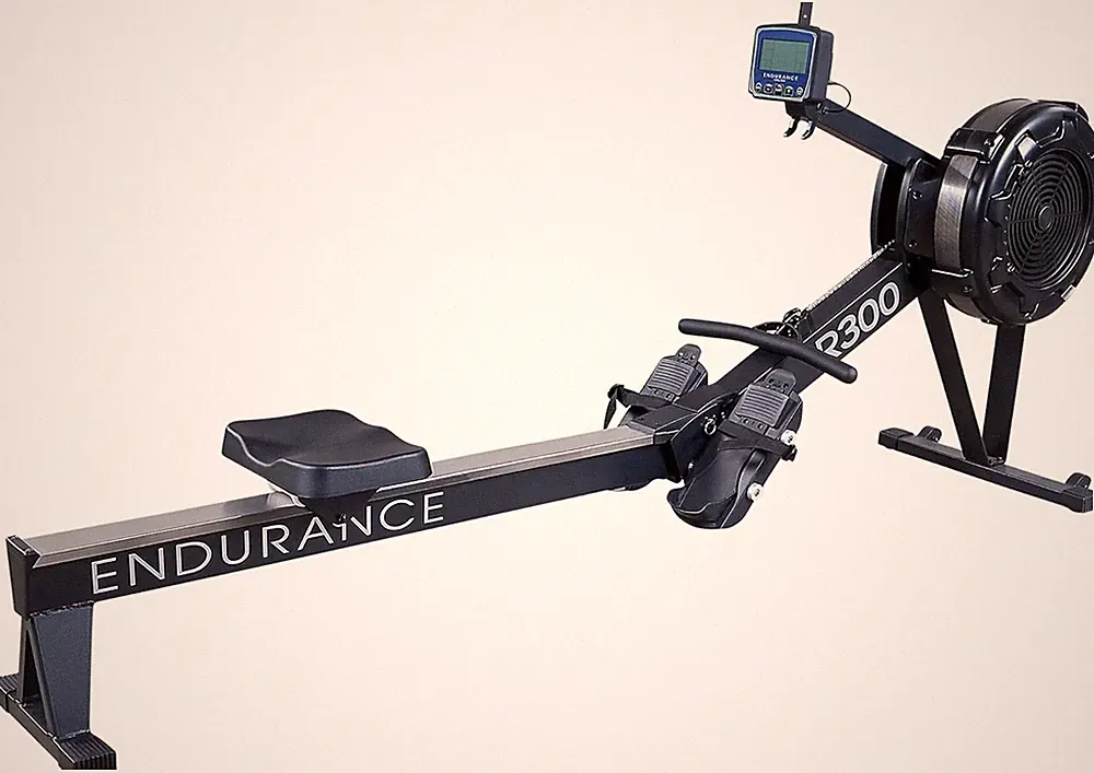 Body-Solid R300 Air Rower | Cardio + Full-Body Indoor Rowing Machine