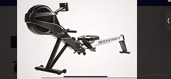 BodyCraft VR400 Rowing Machine Air & Magnetic Resistance, Wheels