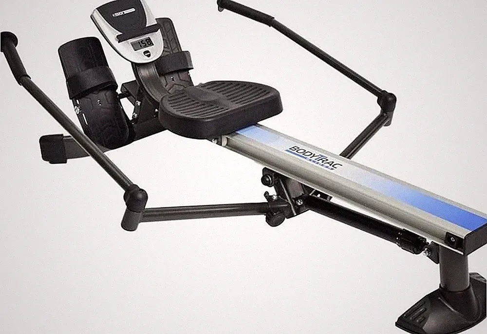 BodyTrac Glider Exercise Rowing Machine for Low-impact Cardio Training At Home