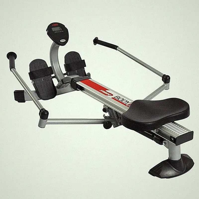 BodyTrac Glider Hydraulic Rowing Machine with Cylinder Resistance 250 Lbs