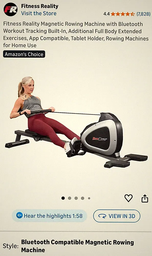 For Heavy People Magnetic Rower