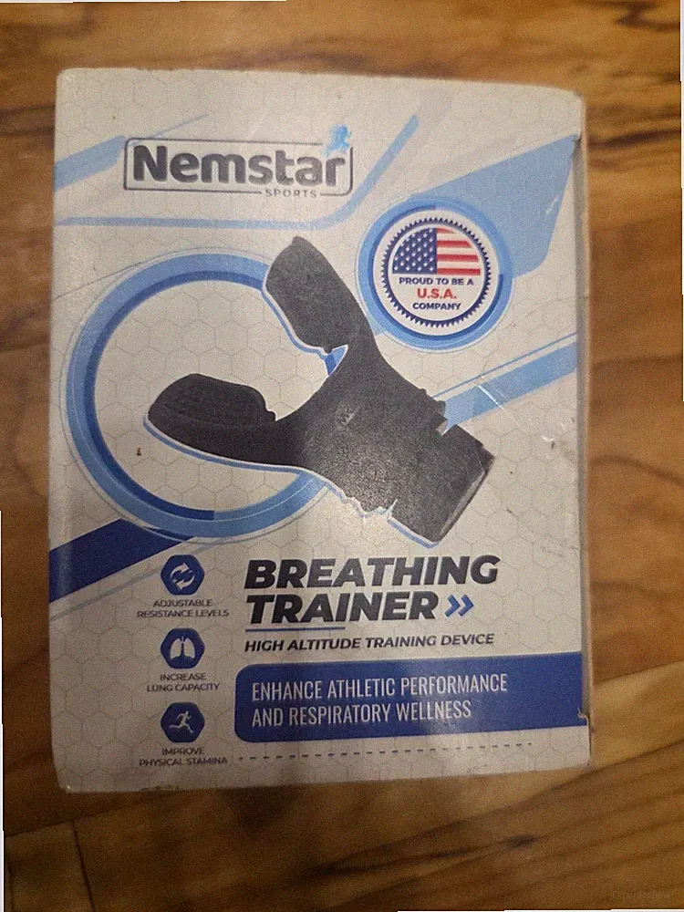 Breathing Trainer Exercise Device - Respiratory Exerciser Device Adjustable