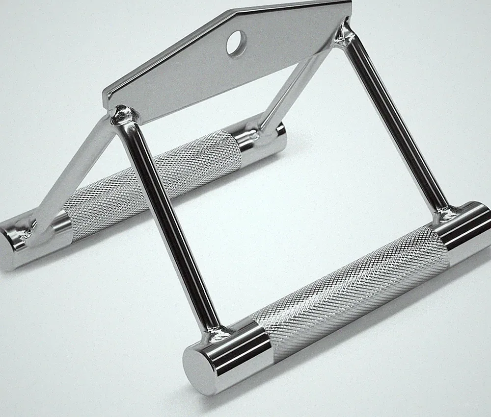Cable Machine Attachment, Double D Handle & Tricep Rope Cable Attachment, Weight