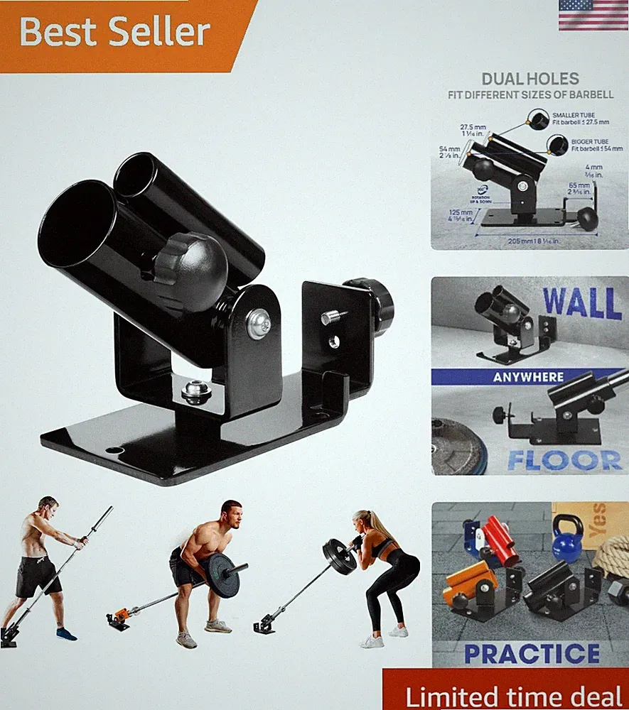 Compact Exercise Machine T-Bar Row Attachment - Ideal for Space-Saving Workouts