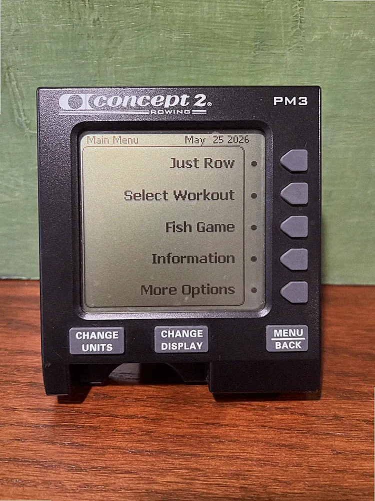Concept2 C2 PM3 Erg Rowing Row Monitor Screen Display Concept 2