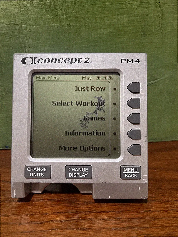 Concept2 C2 PM4 Erg Rowing Row Monitor Screen Display Concept 2