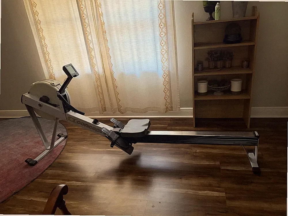 Concept2 Model C Rowing Machine Air Resistance Gray Performance Monitor