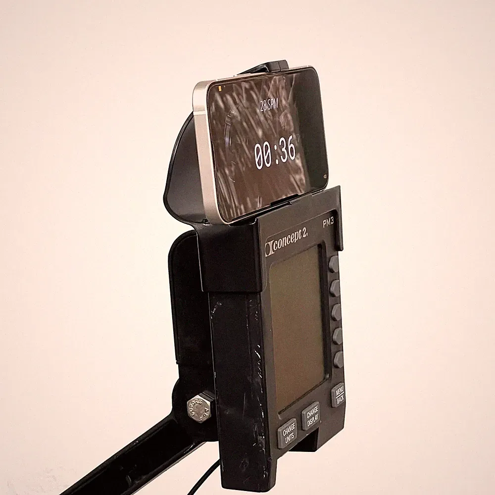 Concept2 Smartphone Cradle 1098 Phone Holder for PM5 PM4 and PM3 Rower Monitors