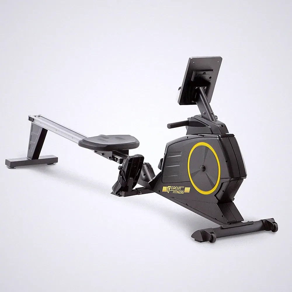 Deluxe Foldable Magnetic Rowing Machine with 8 Resistance Settings & Transpor...