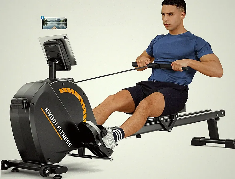 Dripex Rowing Machines for Home, Upgraded Rowing Machine Max 350 LBS, Magnetic R