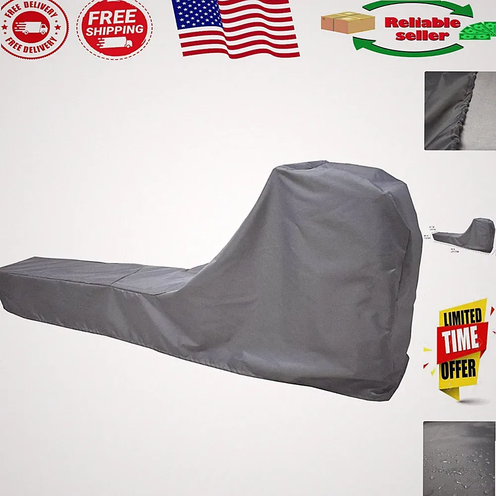 Durable Gray Fitness Equipment Cover - 95"L x 24"W x 40"H for Rowing Machines