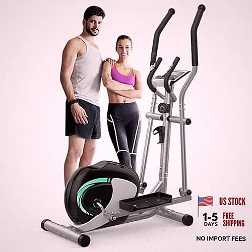Elliptical Exercise Machine - Elliptical Machine for Home - 16 Silver - Model 16