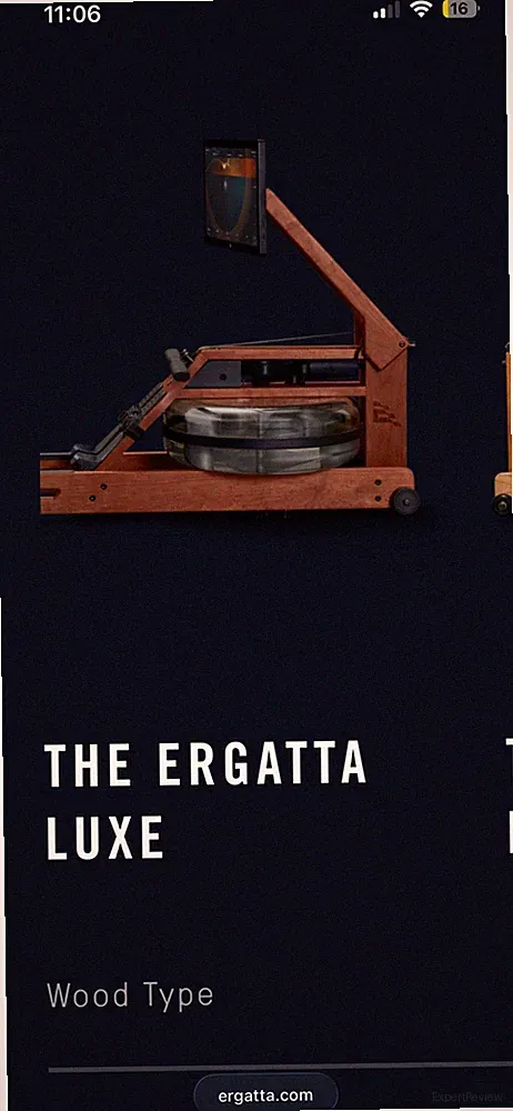 Ergatta Luxe Rower – Interactive Water Rower + Gaming Fitness Experience