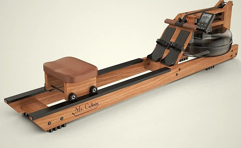 EXCELLENT DESIGH WITH PREMIUM NATURAL MATERIAL-The shape of the Rowing Machine i