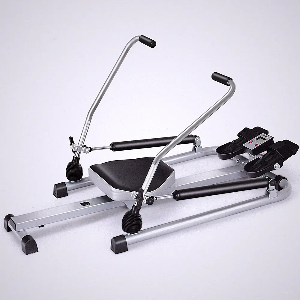 Exercise Rowing Machine Rower w/Adjustable Fitness Hydraulic Resistance Home Gym