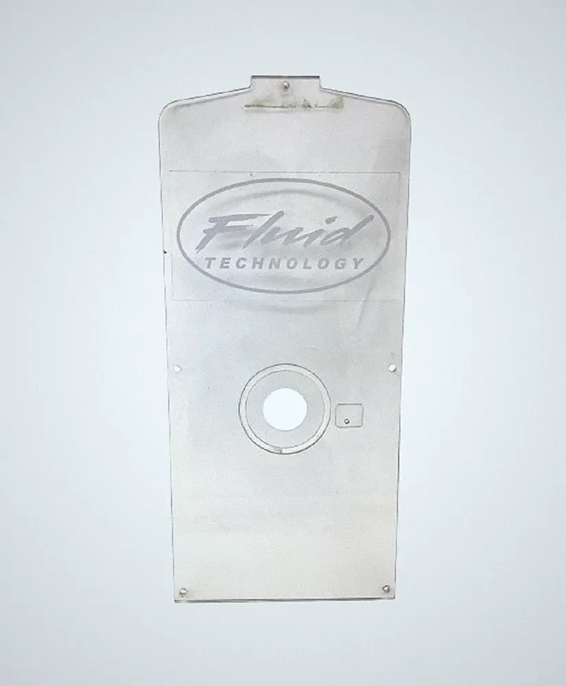 First Degree Fitness E-520 Fluid Rower Acrylic Back Plate Clear 72019