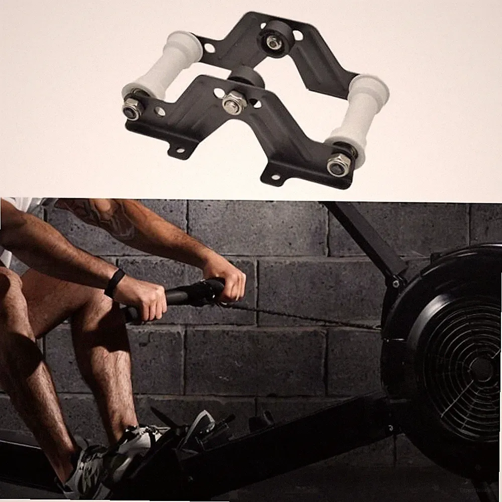 Fitness Equipment Rowing Machine Bearing Pulley Seat Adapter Metal Base for Home