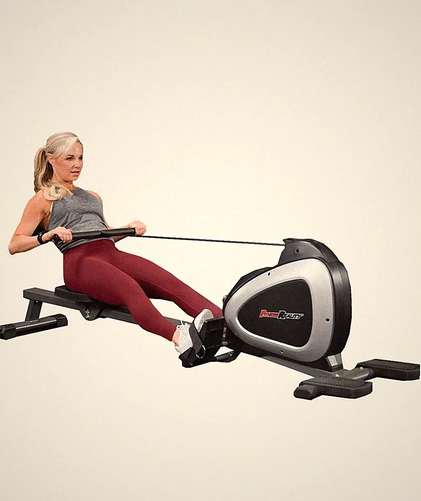 Fitness Reality Magnetic Rowing Machine with Bluetooth Workout Tracking Built...