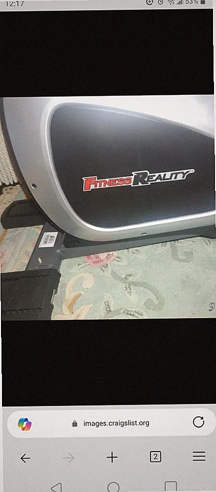 FitnessReality Rowing Machine Model #2636