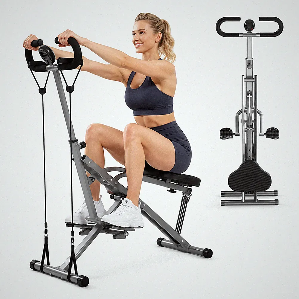 FlyBird Foldable Squat Machine, Squat Assist Rower for Glutes and Thighs