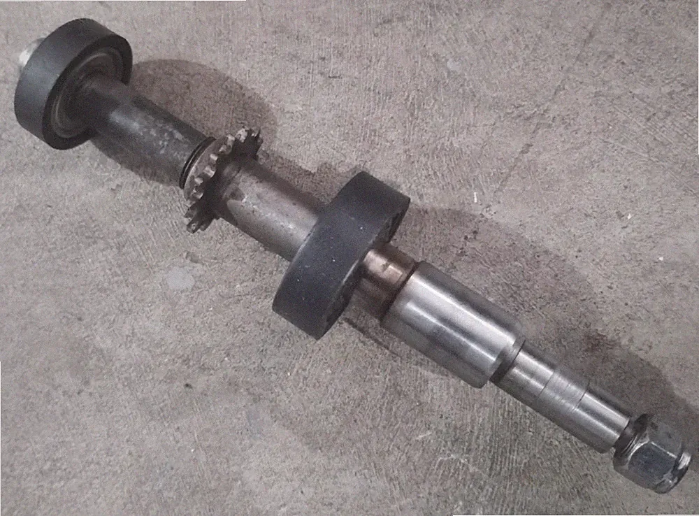 FLYWHEEL SHAFT w/ BEARINGS for CONCEPT 2 II MODEL C INDOOR ROWER ROWING MACHINE