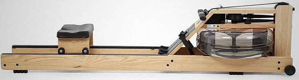 Handcrafted Oak Water Rowing Machine with S4 Monitor for Home & Gym