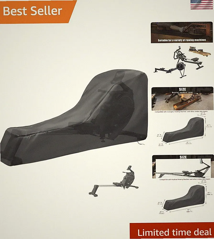 Heavy-Duty Oxford Fabric Rower Cover for Concept 2 & Hydrow - Adjustable Fit