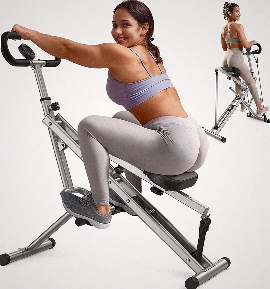Home Exercise Machine for Workout Full Body Butt Thighs Abs Row-N-Ride