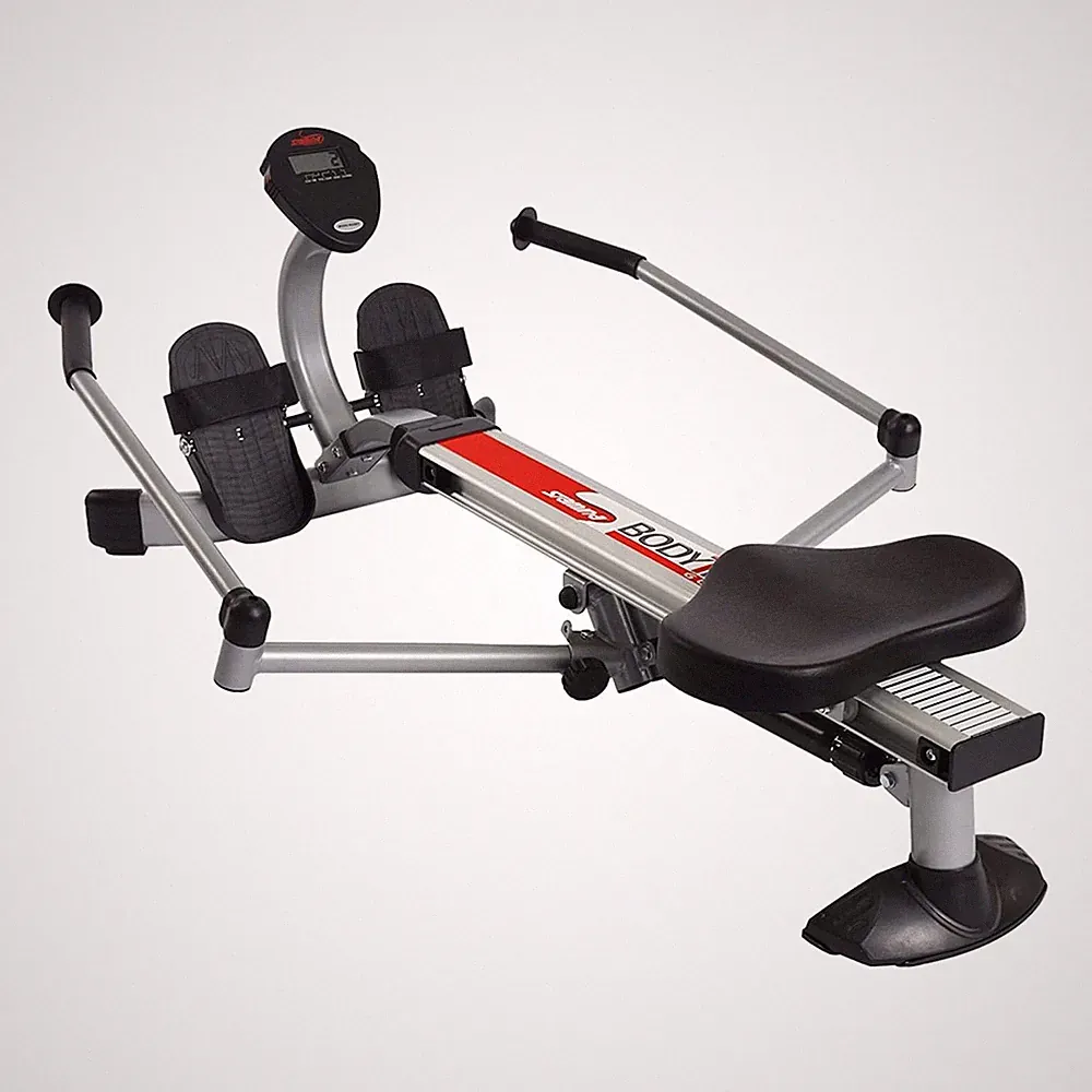 Hydraulic Rowing Machine BodyTrac Glider W/ Cylinder Resistance 250 Lbs Home US