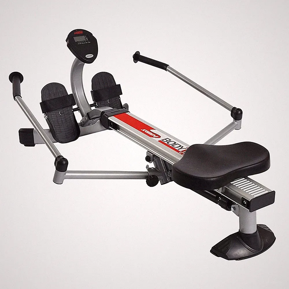 Hydraulic Rowing Machine BodyTrac Glider with Cylinder Resistance 250 Lbs