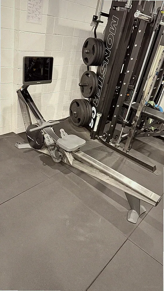 Hydrow Wave Rowing Machine w/ Touchscreen Display, Gray/Black