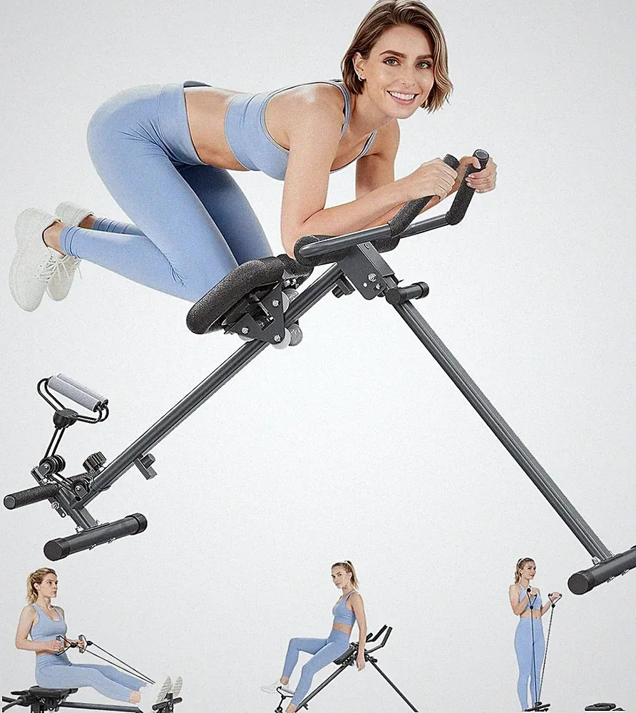 Indoor Rowing Trainer Foldable Fitness Machine