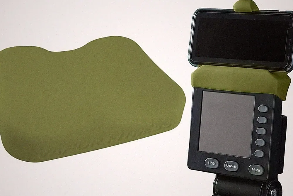 Khaki Green Phone Holder & Silicone Seat Cover for Concept 2 Rowing Machine